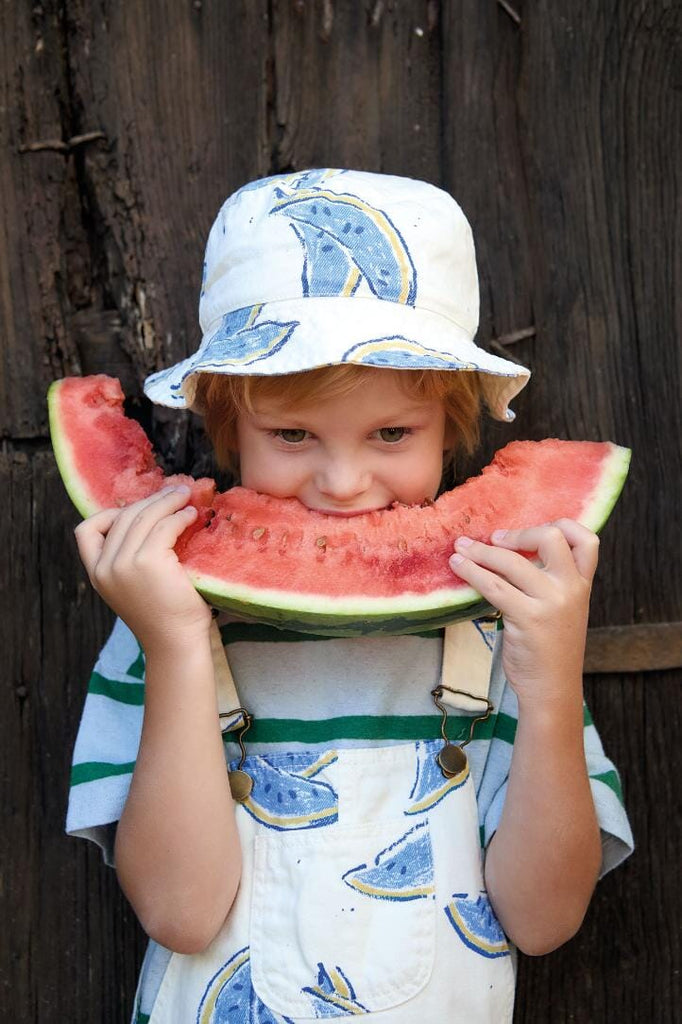 T-shirt met strepen - Botanical