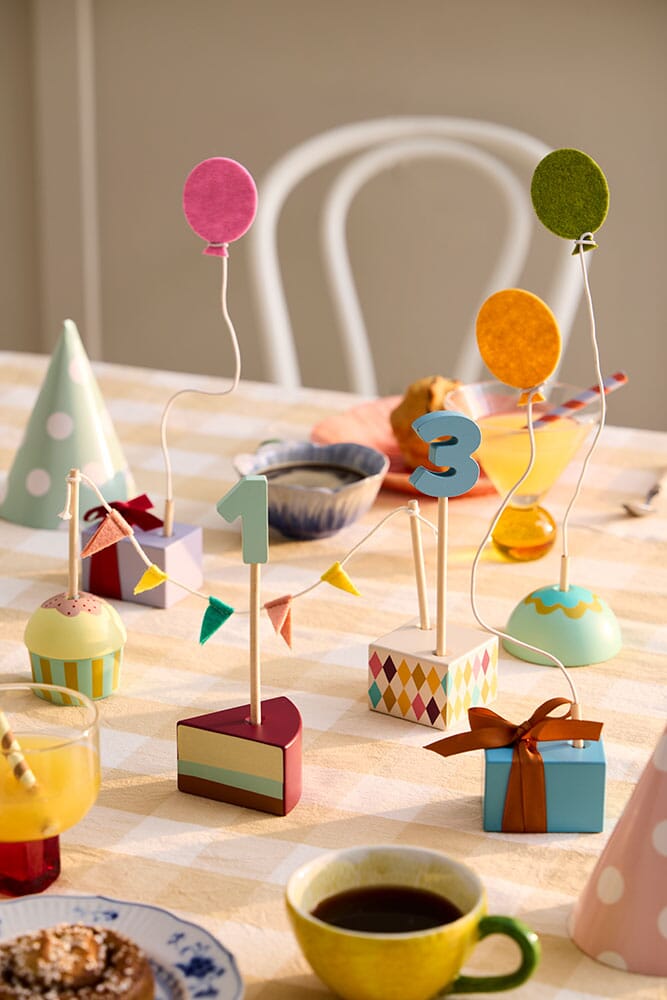 Verjaardagstafeldecoratie