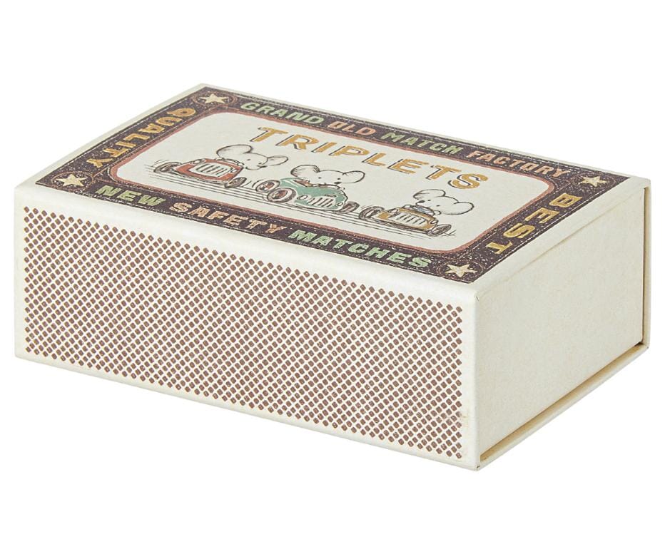 Triplets baby mice in matchbox - Maileg
