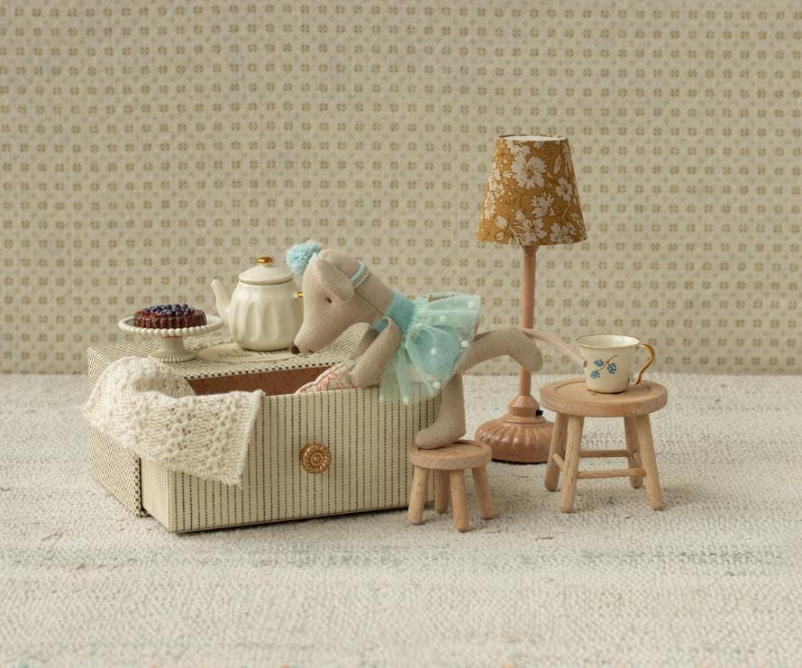 Dance mouse in daybed - Little sister - Maileg