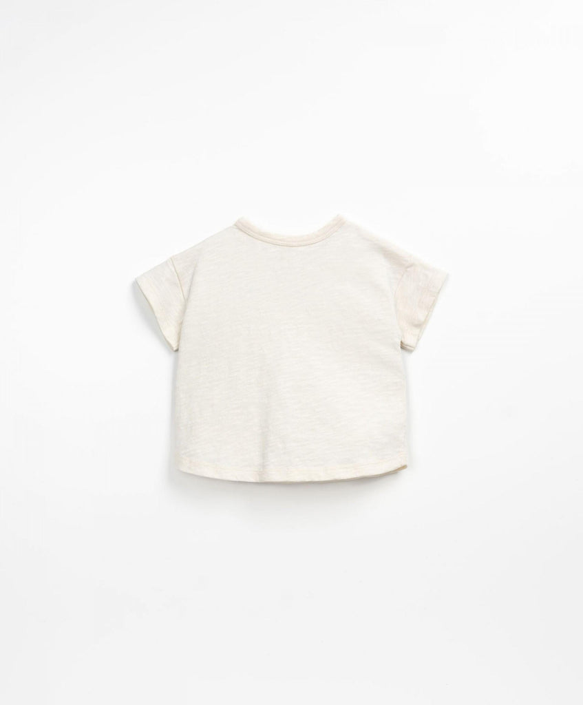 T-shirt met palmboom - Fiber