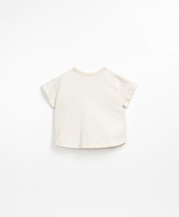 T-shirt met palmboom - Fiber