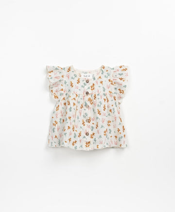 Geweven tuniekje met koraalprint - Fiber - Play Up