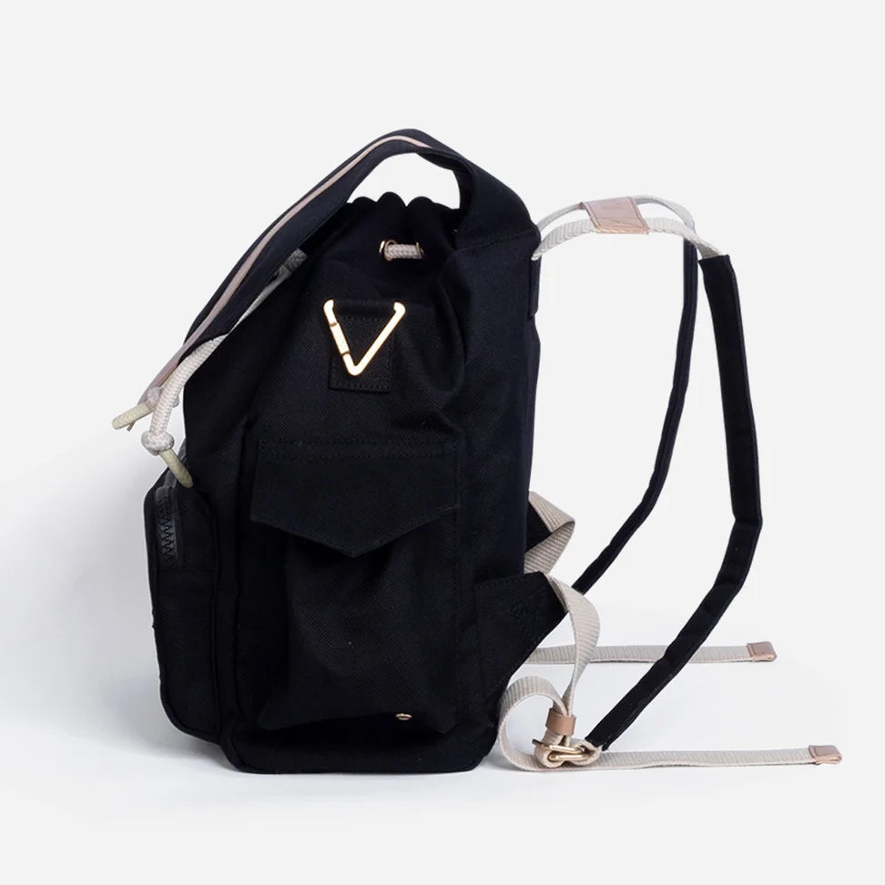 Ransel Diaper Bag - Black/Classic Vegan - KAOS