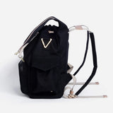 Ransel Diaper Bag - Black/Classic Vegan - KAOS