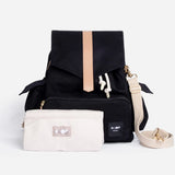 Ransel Diaper Bag - Black/Classic Vegan - KAOS