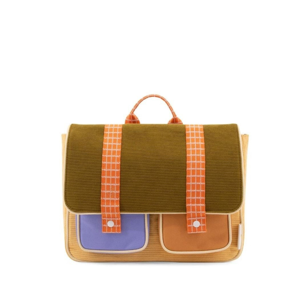 Schooltas - Farmhouse corduroy pear jam