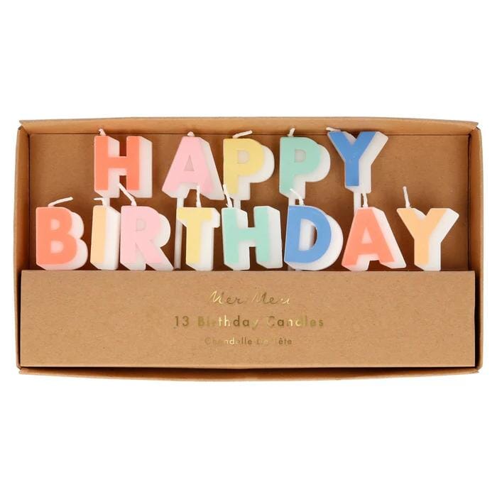 Kaarsen - Happy Birthday