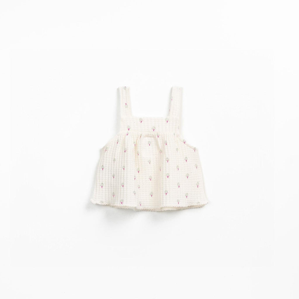 Top met bloemenprint - Grés