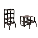 Houten leertoren Step 'n sit - Zwart met zwart - Ette Tete