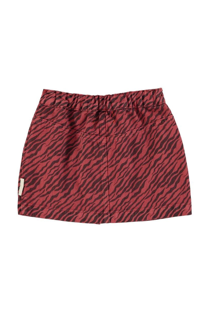 Rokje - Bordeaux Zebraprint