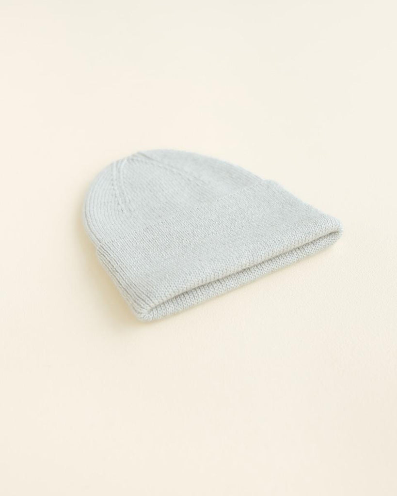 Beanie Fonzie Newborn - Light grey