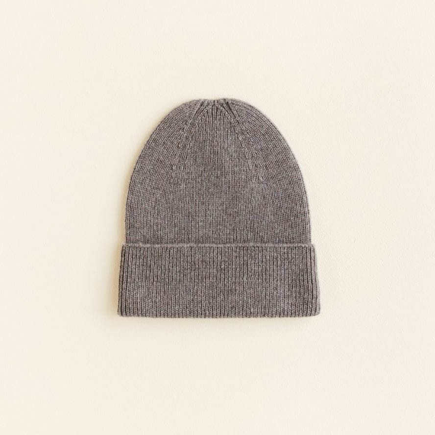 Bonnet Fonzie Newborn - Otter - Hvid