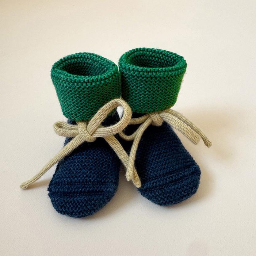 Booties - Blue / Grass