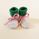 Booties - Cream / Grass