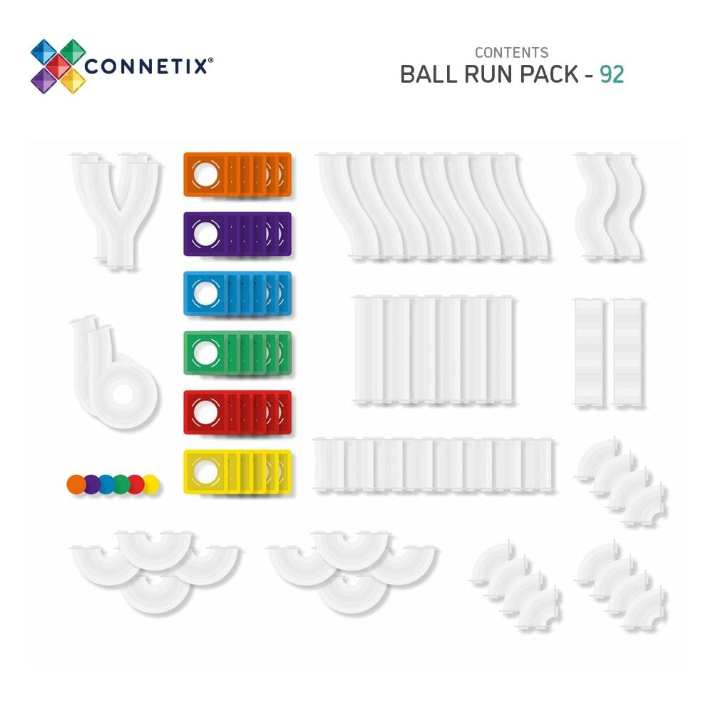 Ball Run Pack 92 stuks - Rainbow