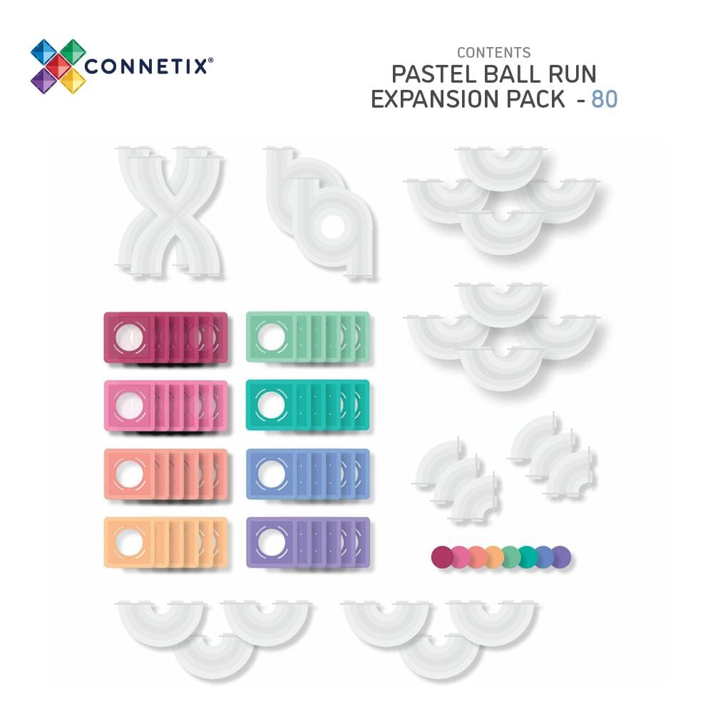 80 stuks - Pastel - Ball Run Expansion Pack