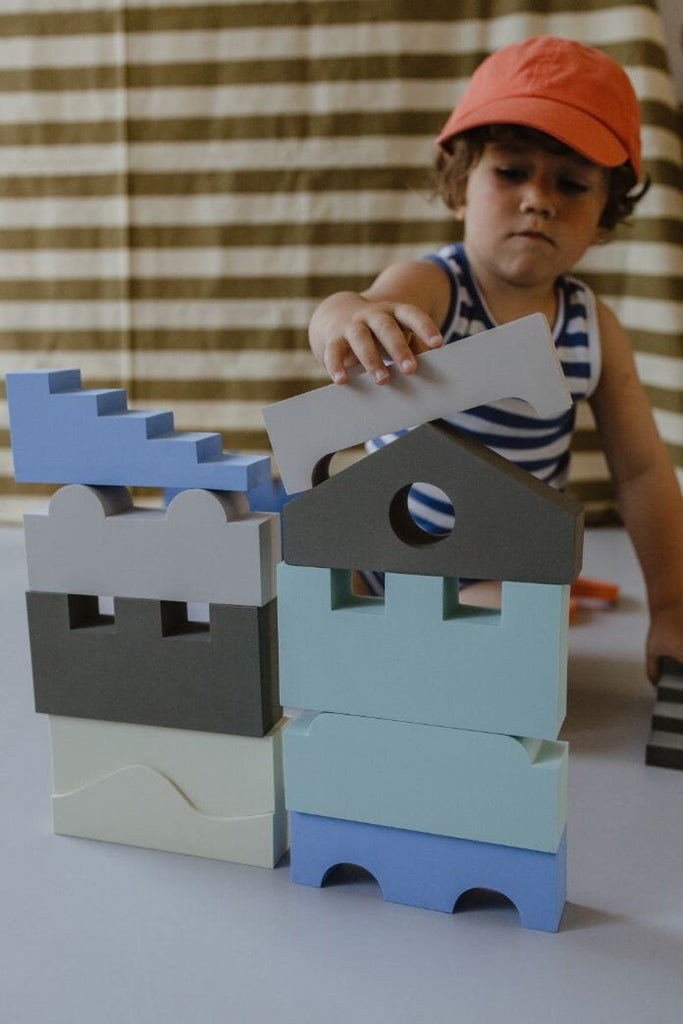 Puzzle blocks - sky - Moes Play
