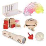 Kerstkalender met 24 cadeautjes - Beige