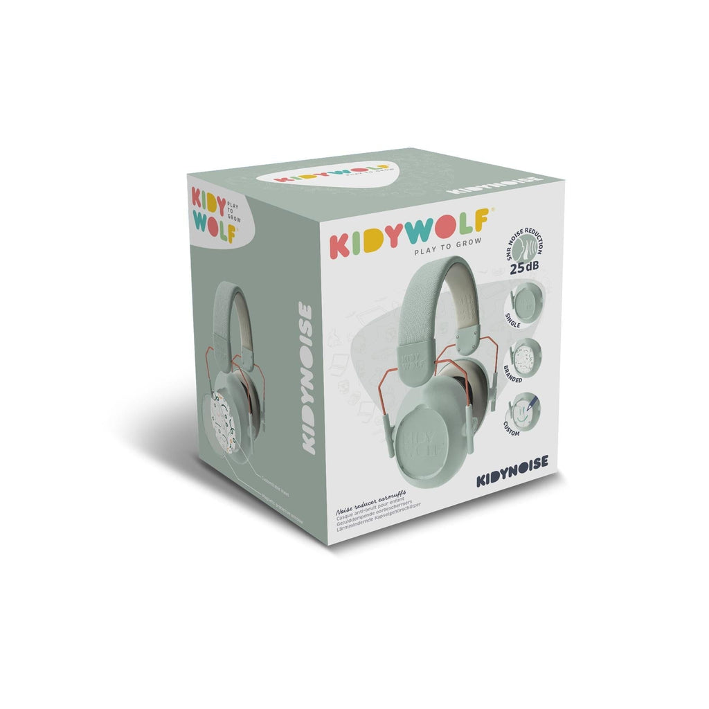 Kidynoise - Protection auditive antibruit - Vert - Kidywolf