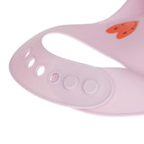Siliconen slabbetje - Happy Rascals Heart Lavender