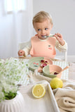 Bestekset met siliconen handvat - Happy Fruits Cherry