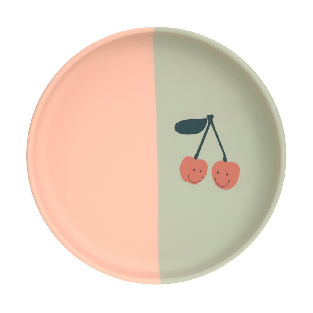 Siliconen bord - Happy Fruits Cherry