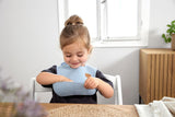 Siliconen slabbetje - Happy Rascals Smile Sky Blue