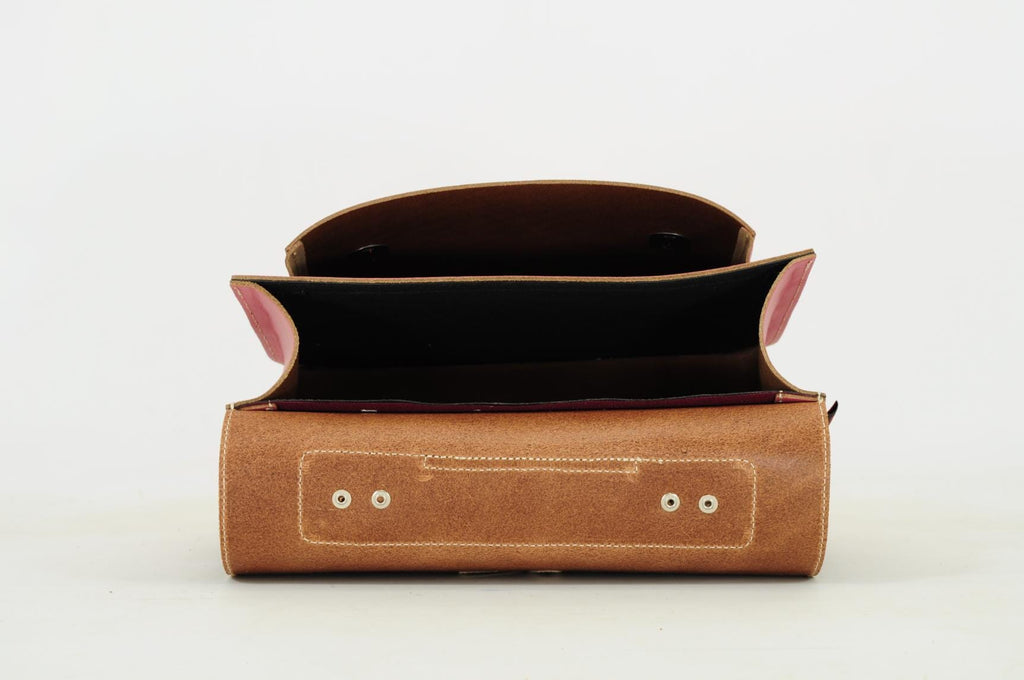 Lederen kleutertas - Rabbit Antique pink