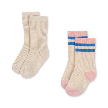 2-pack ribsokken - Lolly Stripe