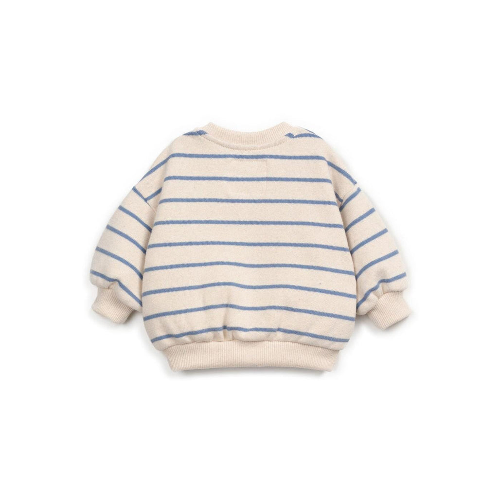 Gestreepte jersey sweater - Watercolor