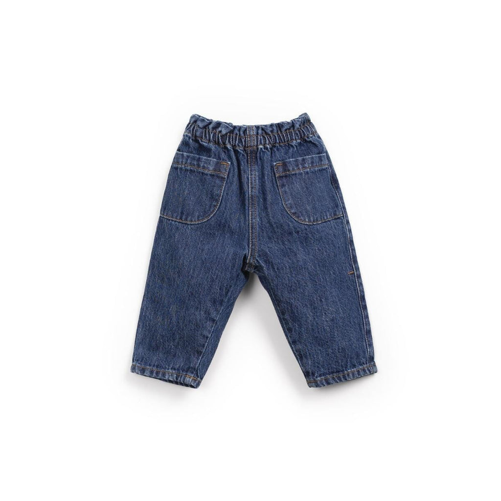 Jeansbroek met zakken - Denim