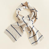 Sjaal Igor - Cream + Blue