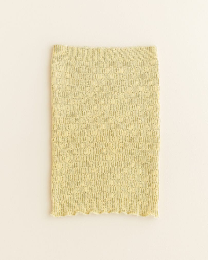 Tube sjaal Gigi - Light Yellow - Hvid
