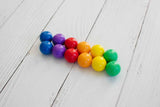 Knikkerbaanballetjes 12 stuks - Rainbow