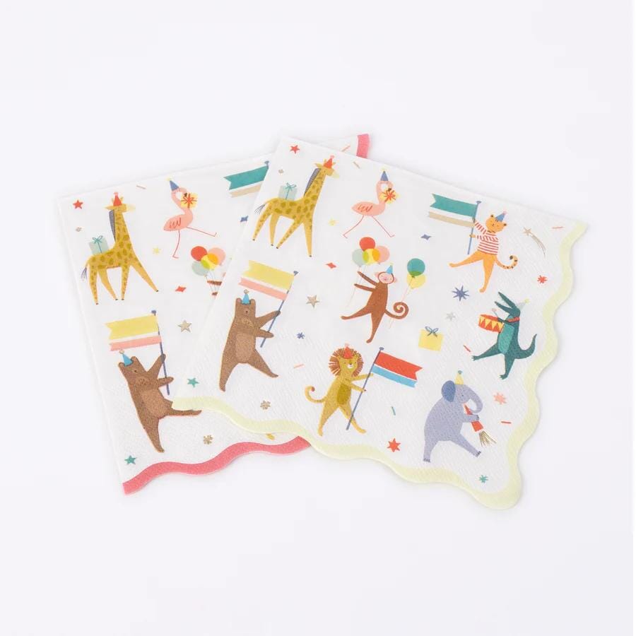 Servetten Animal Parade