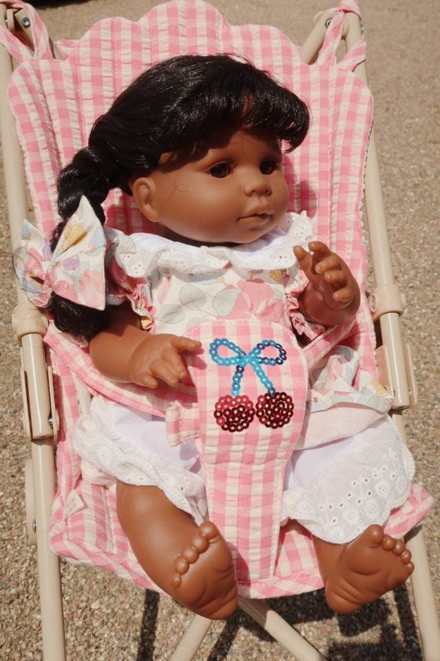 Doll stroller - Bubblegum Check