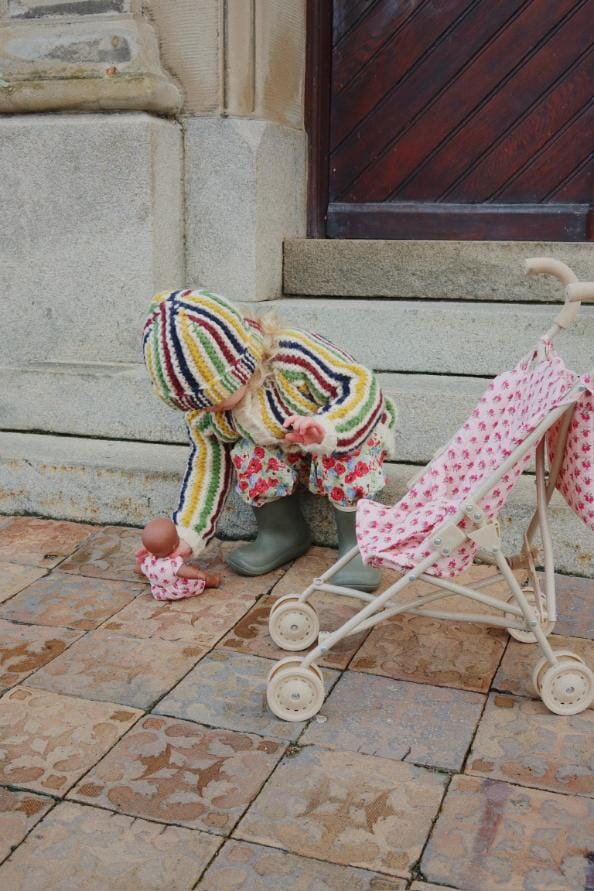 Doll stroller - Rosie rose