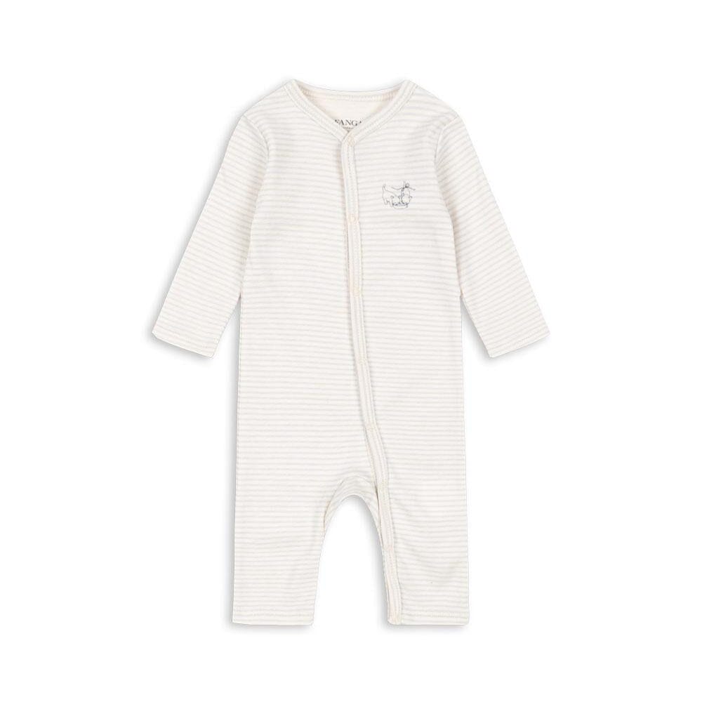 Fio onesie - Tea Stripe Gray Down