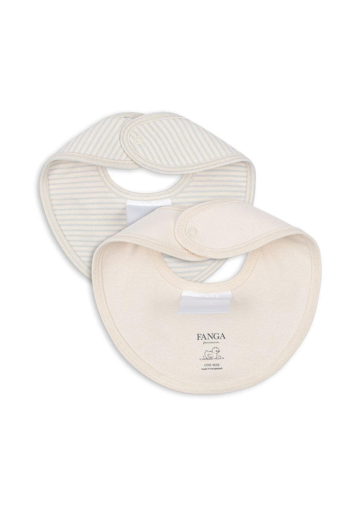 2-pack slabbetjes Fio Stripe - Blue Mix
