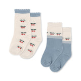 2-pack sokken - Cherry mix