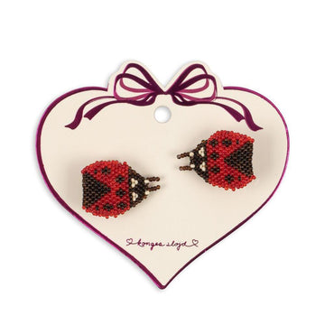 Haarspeldjes met parels 2-pack - Ladybug