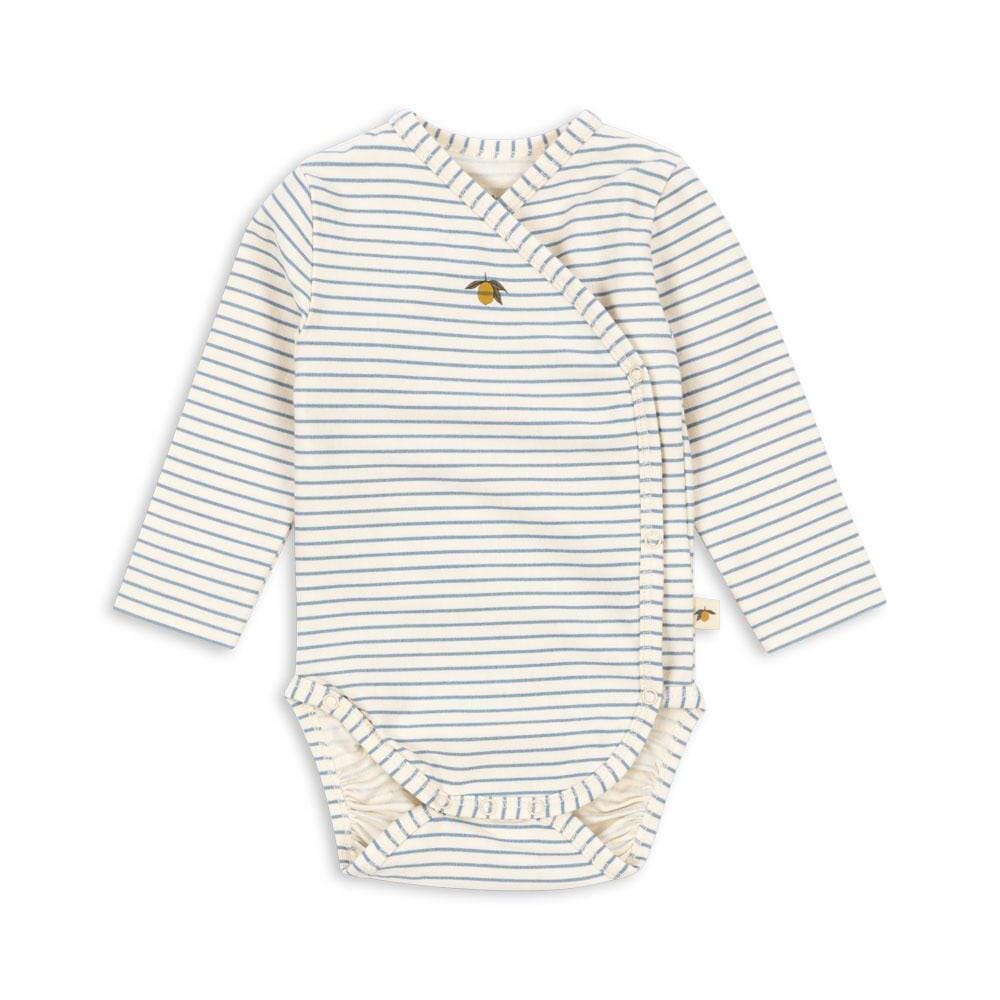 Body met lange mouwen - Stripe bluie
