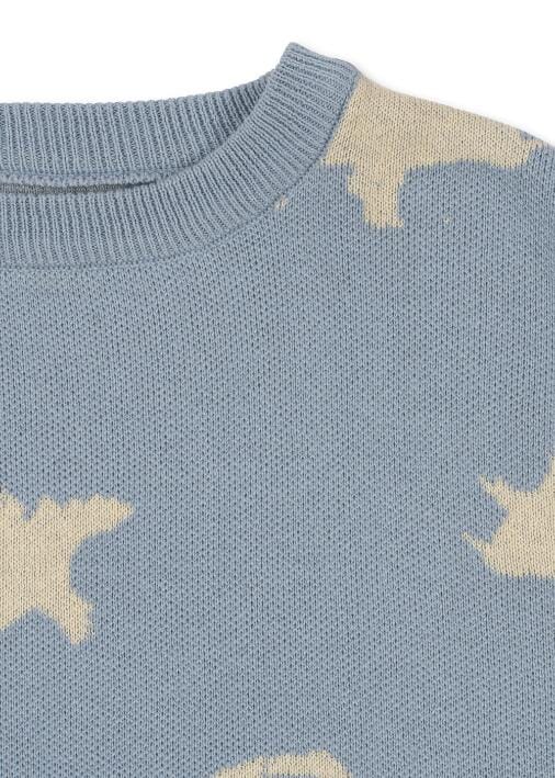 Lapis knit sweater - Dino mist
