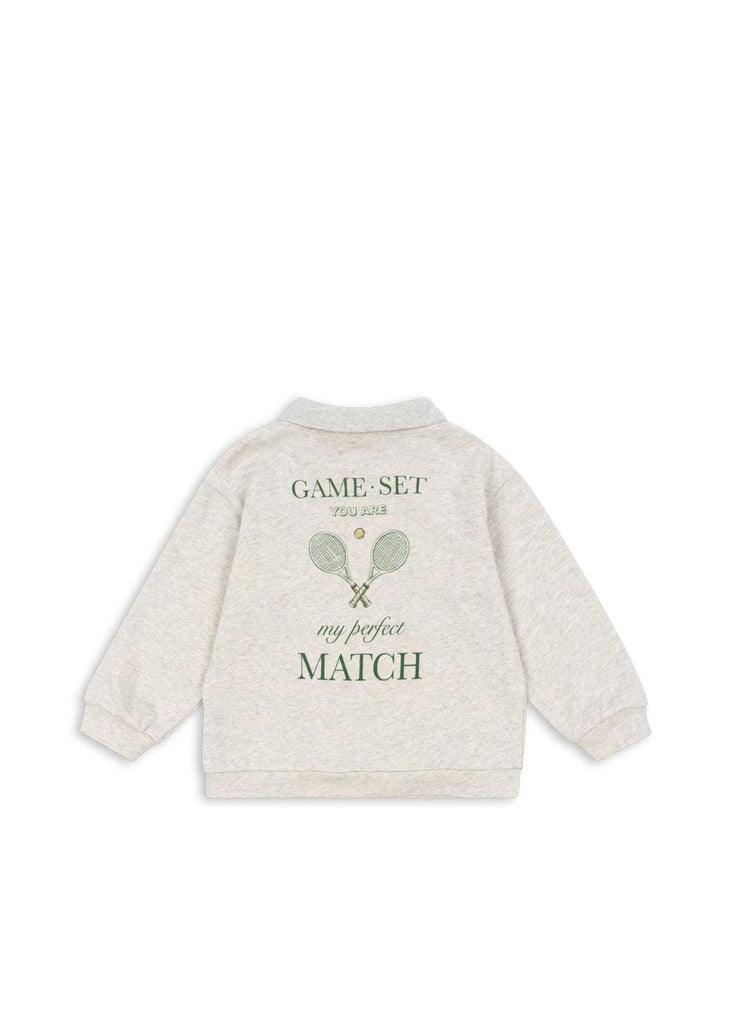 Spotty Polo - Off white melange