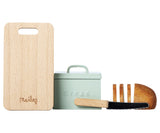 Miniatuur brood box met snijbord & mes - Maileg