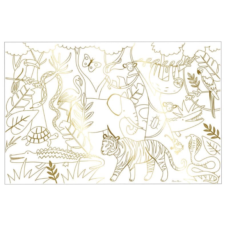 Posters om in te kleuren - Jungle