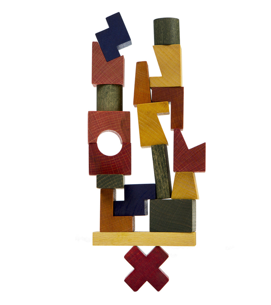 Wooden Story - Houten blokkenset - Rainbow