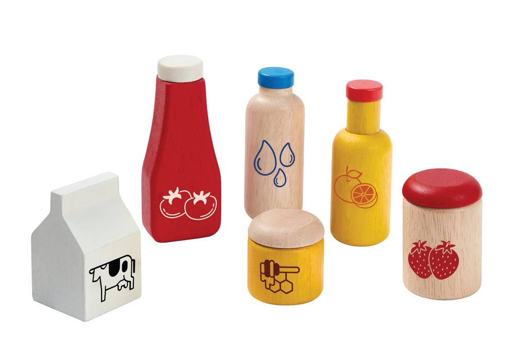 Houten speelgoed eten en drinken set - PlanToys