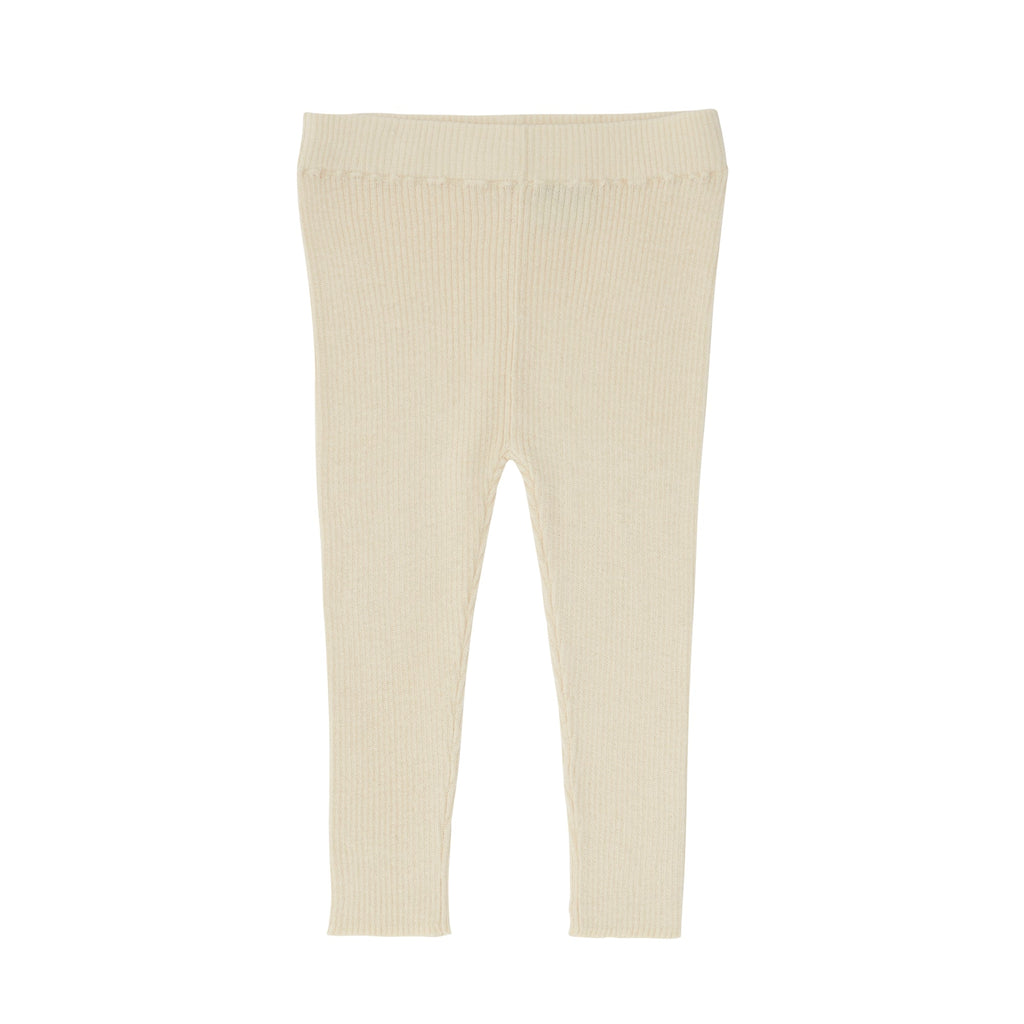 Baby Slim Rib leggings - ecru - FUB